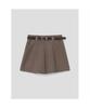 8SECONDS Suede Belted Skirt Beige
