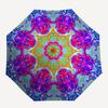 1pc Psychedelic Mandala Automatic Folding Umbrella - Portable Collapsible Design, 8-Rib Iron Frame, Durable Fabric Yy251125160