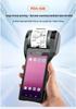 PDA608 Smart Handheld Terminal with HD Scan, Print, NFC, ID Card Reader, RFID, and Expandable Modules