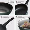 ASD 30cm Maifan Stone Non-Stick Wok