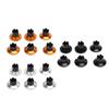 6Pcs Metal Analog Grips Stick Thumbsticks for Edge Controller Aluminum Alloy Metallic Joystick Game