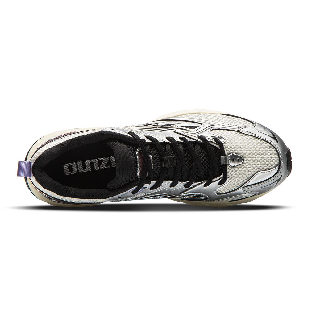 Mizuno FIYI V2 Textile, Synthetic Leather Reflective Low top Running Shoes Unisex Silver D1GH241515