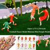 10pcs Mini Making Football Game Scene Colorful Football Sports People