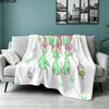 1PC Demon Slayer Patterned Flannel Blanket Suitable For All Seasons For Home Decor Warmth And Comfort Gifts Holiday Present