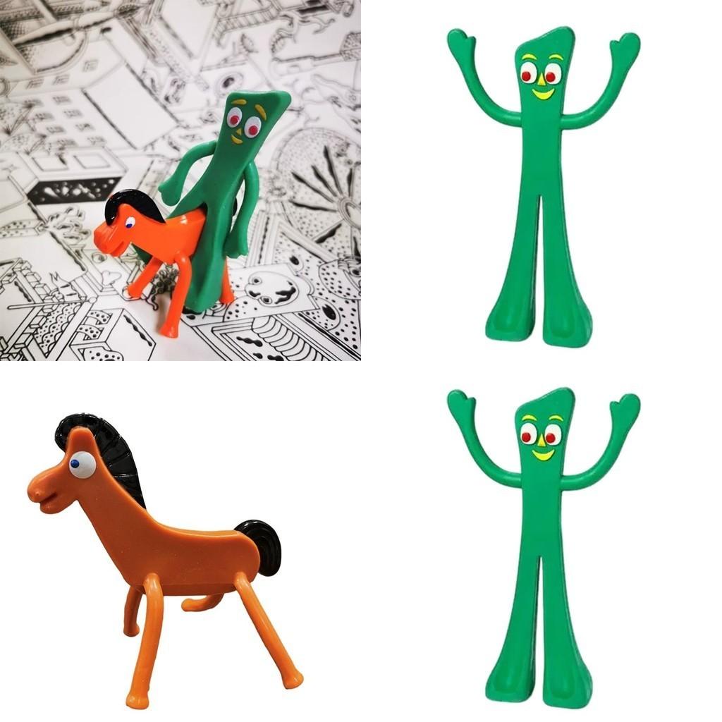 Vintage Gumby And Pokey Figures Charming Collectible Toy Set For All Ages