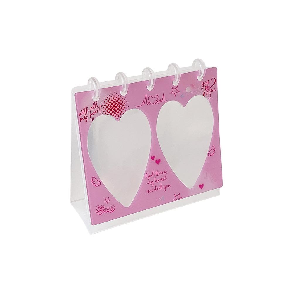 Transparent Flip Up Photocard Holder Cat Dog Photo Album Durable Card Display Rack  Birthday Gift