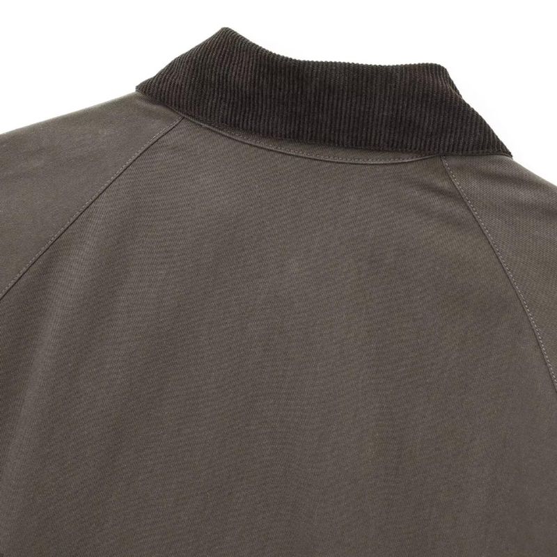 Kaslead New Arrival Women's Clothing Fashion Style Fashion Corduroy Neckline Waxing Leather Jacket Coat 4369241