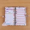 Transparent A6 Budget Planner Waterproof Money Saving Binder Money Organizer  School Stationery
