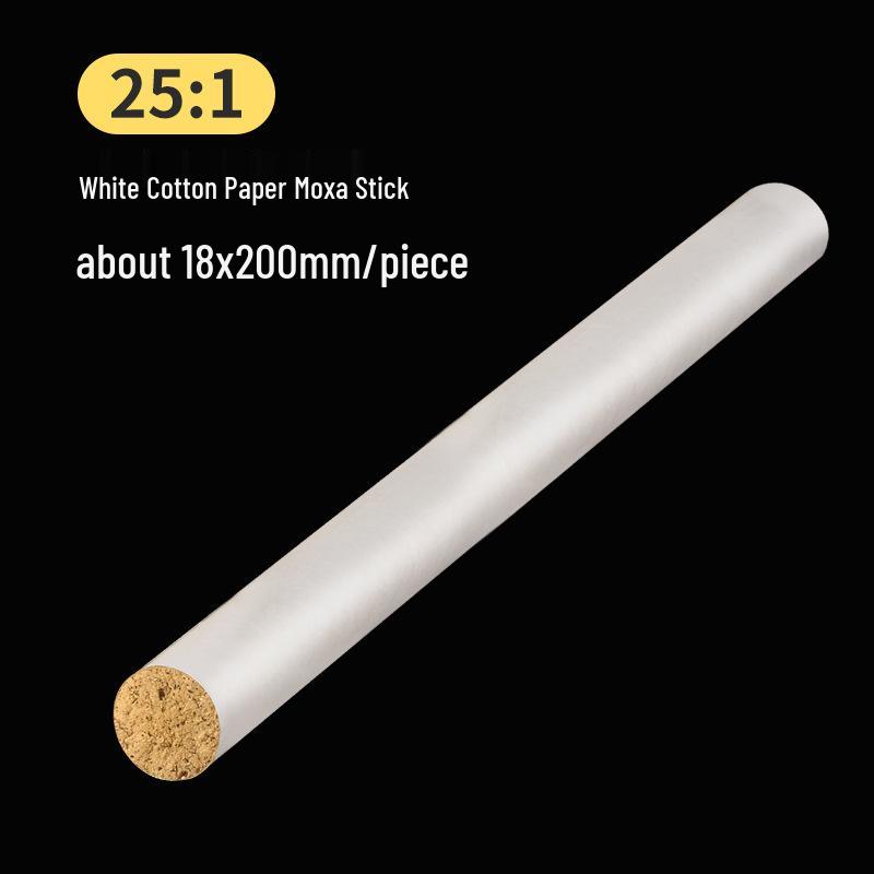 50:1 Gold Moxa Sticks - Three-Year Aged Rolled Mugwort for Moxibustion Therapy