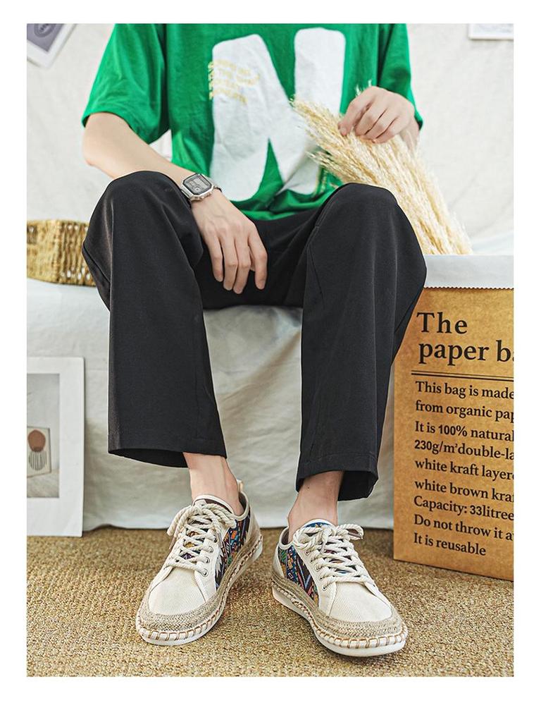 2025 Men's Summer Breathable Slip-On Canvas Sneakers