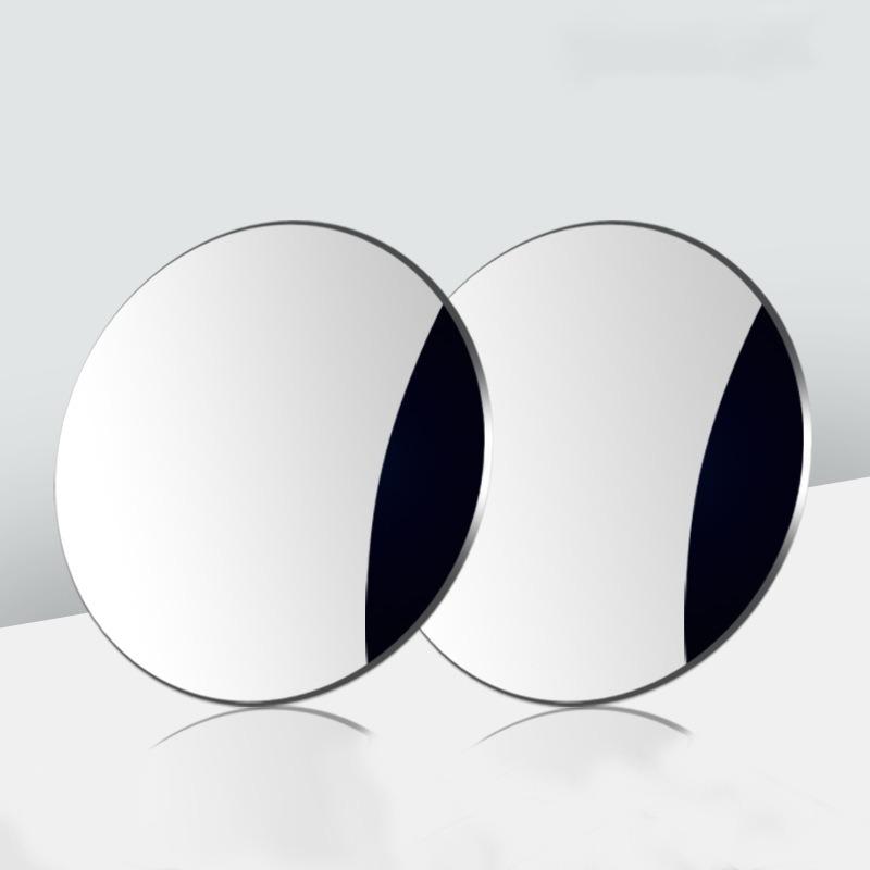 Car Rearview Mirror, Small Round Mirror, Reversing Tool, Blind Spot High-definition Auxiliary Mirror, Borderless Rearview Mirror