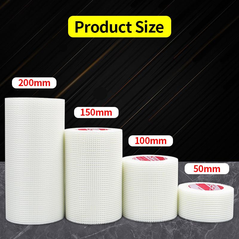 20M Fiberglass Mesh Tape for Wall Repair  SelfAdhesive Drywall Joint Tape Alkali Resistant Crack Prevention for Interior Etc