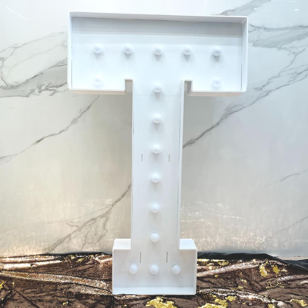 Versatile 1PC 92CM/3FT Marquee Letters with Warm Yellow Glow: Perfect for New Year Parties, Summer Bashes, Retirements & More (Balloon-Friendly!)