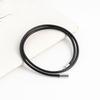 Polyester Pendant String Fashion Braided Necklace Cord Wax Rope Chain with Enduring Clasp DIY Jewelry Making Supplies