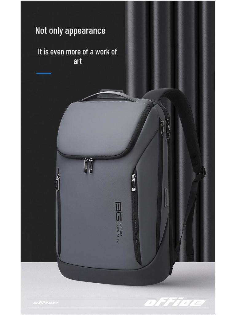 BANGE Men's Large Capacity Korean Business Travel Backpack