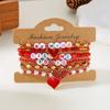Stylish Valentine's Day Bracelets for Women Heart Charm Stackable Wristchain Trendy Accessory For Her