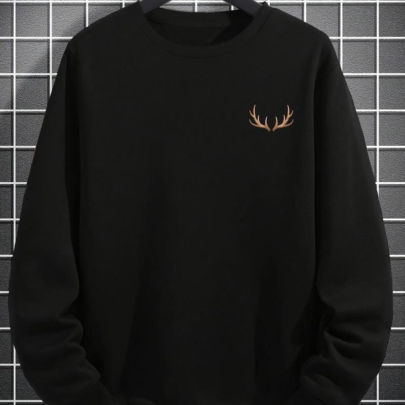 

Men s Crew Neck Sweatshirt, Antimicrobial Moisture-Wicking Fabric, Hiking & Outdoor Active Wear S