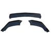 24V Mustang Three-Stage Front Lip & Rear Spoiler Body Kit, Bright Black Carbon Fiber Pattern