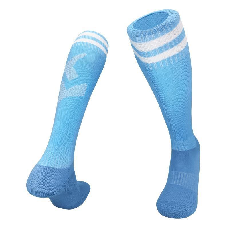 Over-knee Football Socks Men's and Women's Stockings Towel Bottom Sweat-absorbing Non-slip Sports Socks Children's Adult Breathable Thickened Socks