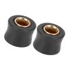 ACROPIX Motorcycle Rear Shock Absorber Bushing Ring Bush 10mm Inner Diameter Black 2pcs