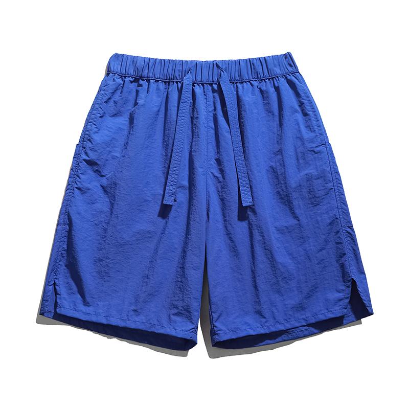 Quick-drying Casual Shorts Men s Loose And Versatile Beach Sports Shorts Blue