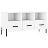 VidaXL TV Stand White 102x36x50 Cm Engineered Wood 829044