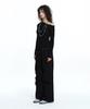 ROUGHNECK Washed Panel Stitch Pants Black