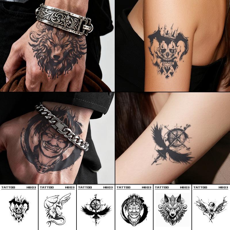 Cross-Border Fashion Herbal Tattoo Sticker - Waterproof, Long-lasting, Cool Designs for Hand and Shoulder