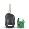 KEYYOU With Cutting Service Car Remote Alarm Key Fit For Renault Master Kangoo Clio Twingo NE72 VAC102 Blade PCF7946 Chip 433MHZ