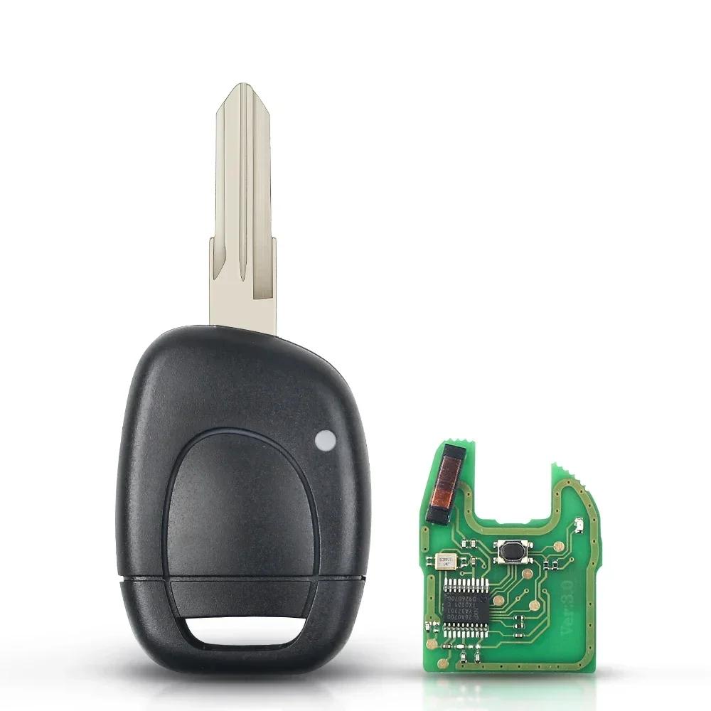 KEYYOU With Cutting Service Car Remote Alarm Key Fit For Renault Master Kangoo Clio Twingo NE72 VAC102 Blade PCF7946 Chip 433MHZ