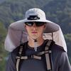 Large Brim Solar Fan Hat Breathable Bucket Hat Fashion Outdoor Sun Hat