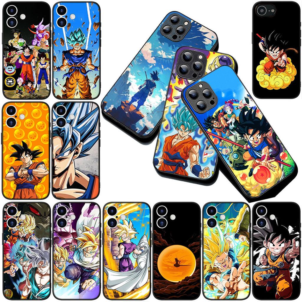 Dragons Balls Son Goku Gohan Phone Case for Apple iPhone 17 16 14 15 Plus Pro Max 16E ProMax + 15Plus 15+ 16+ Protective Cover