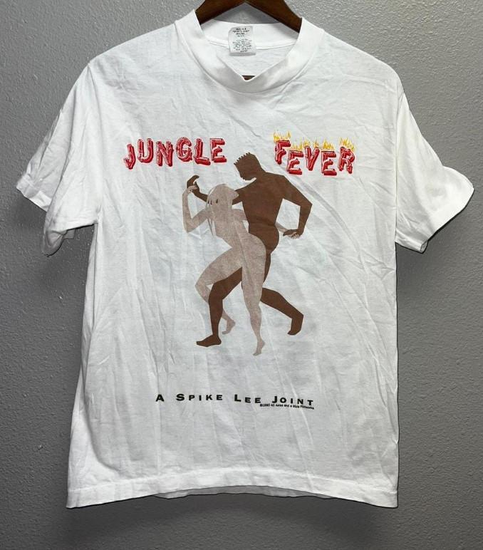 Винтажная футболка Спайка Ли «Лихорадка джунглей» Фильм Новый T-shirtTshirt Унисекс футболка XXL