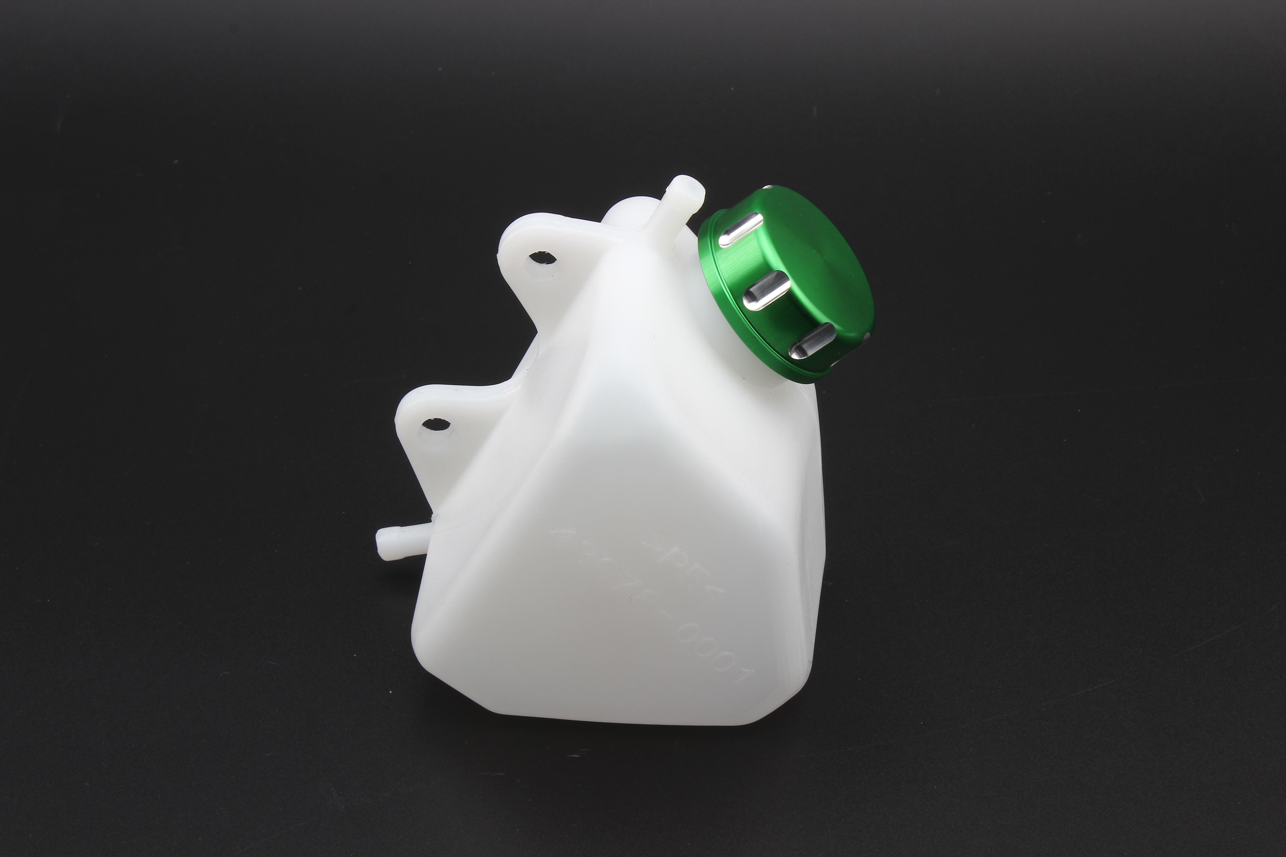

Motorcycle Cooling System Expansion Tank With Cap Universal Fit For KTM Yamaha Pit Bike Enduro Motocross Easy Mount Accessories зелений