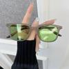 Retro Cat Eye Sunglasses Vintage Square Frame Fashion Unisex Oculos for Women Men Small Size Casual Style