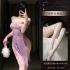Sex Underwear Purple Pure Desire Dress Pajama Set Sexy Buttocks Free Temptation Lace Uniform Woman