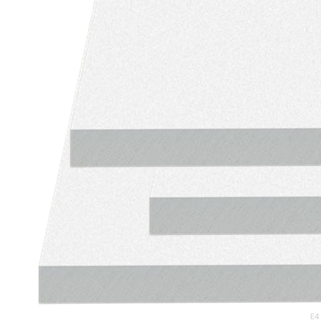 3 Pieces Crafts Building Model Foam Sheets DIY Material 30x10cm Cuttable Diorama Base for