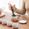 Kung Fu Tea Kettle, Tea Brewing Kettle, High-end Household Office Ceramic Side Handle Kettle, Tea Set