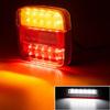 2Pcs Trailer Tail Lights Super Bright 12V Submersible Boat Truck Lamp Taillight Turn Signal Indicator for Trailer Truck RV Boat