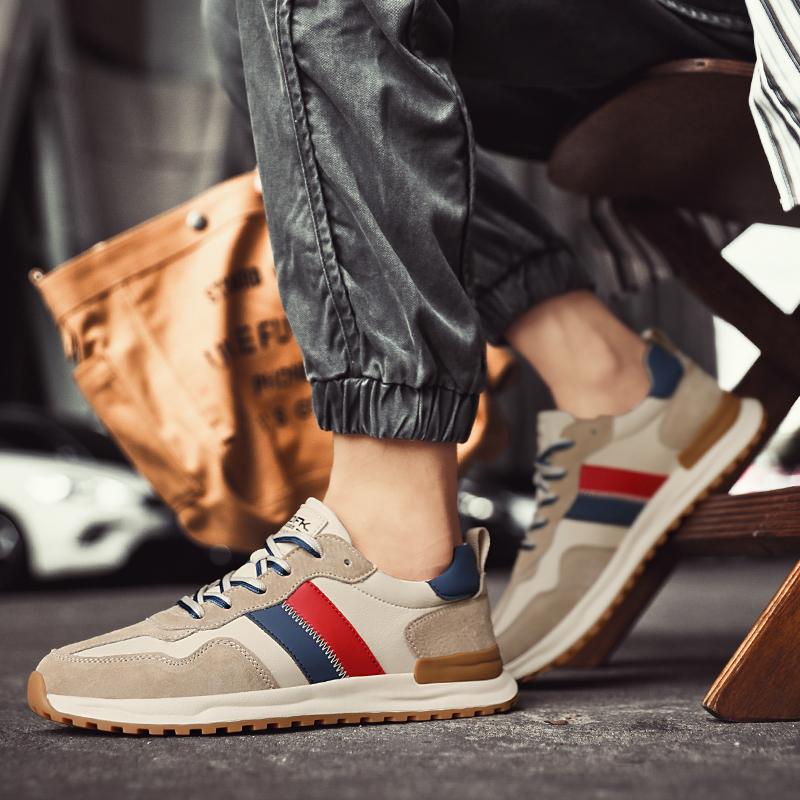 Herren-Freizeit-Sportschuhe sind trendig, vielseitig und bequem. Die koreanische Version der Forrest Gump-Schuhe ist leicht zu kombinieren.