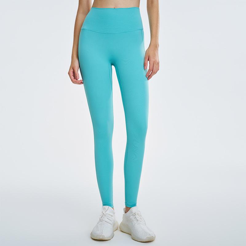 

Women s High Waist Seamless Yoga Pants - Nude Feel, Peach Hip Lift, Tight Fit L