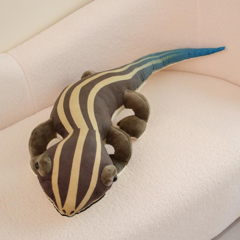 Simulation Long Lizard Doll Funny Creative Plush Toy Boys Bed Sleeping Doll Throw Pillow Holiday Gift