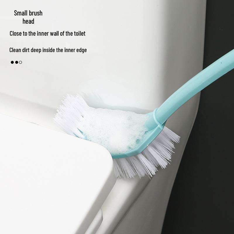 Wall-Mounted & Floor-Standing Toilet Brush Set with Long Handle for Thorough Cleaning