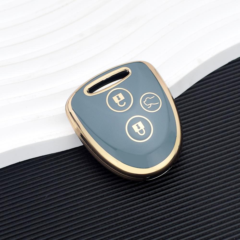 For TOYOTA Daihatsu Xenia PERODUA Alza Myvi Axia Grand New Avanza 2 3 Button TPU Car Key Cover Case Remote Key