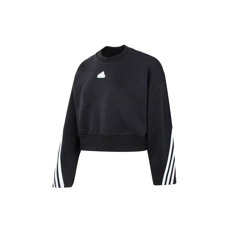 (WMNS) adidas Future Icons 3-stripes Sweatshirt Black Women s IB8494 L