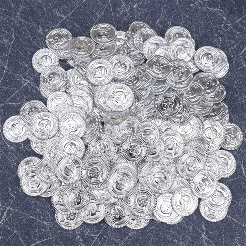 Joc Monedă de aur falsă Comoara de aur Așchiu de aur Monede de aur de Halloween Pirat Monede de aur Petrecere de aniversare