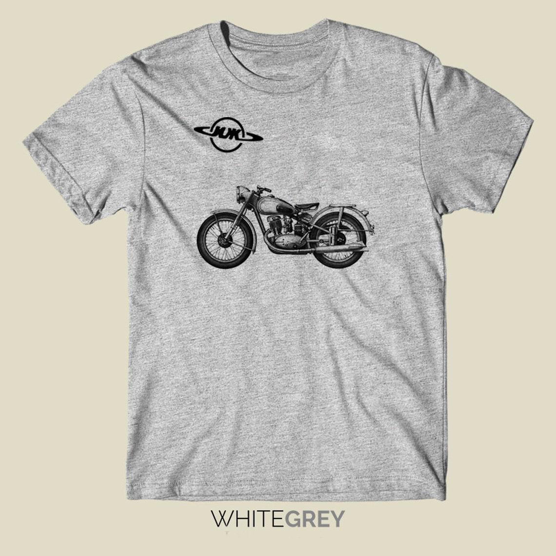 

Vintage Bike Russian USSR Izh 49 Motocycle TShirt New 100 Cotton Short Sleeve ONeck Harajuku Casual Mens Tshirt Streetwear S