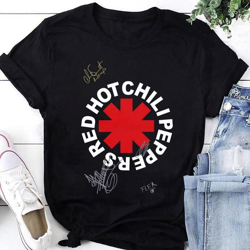 

Футболка с логотипом группы Red Hot Chili Peppers Футболка Red Hot Chili Peppers 2024 Tour 4XL