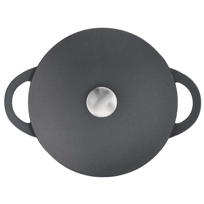 Poêle À Servir - TEFAL - E21872 Trattoria - Aluminium - 28 Cm - Couvercle Inclus