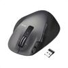 ELECOM Wireless Mouse S Size Small 8 Buttons Quiet Laser Grip Black (Receiver Included) M-XGS20DLSBK